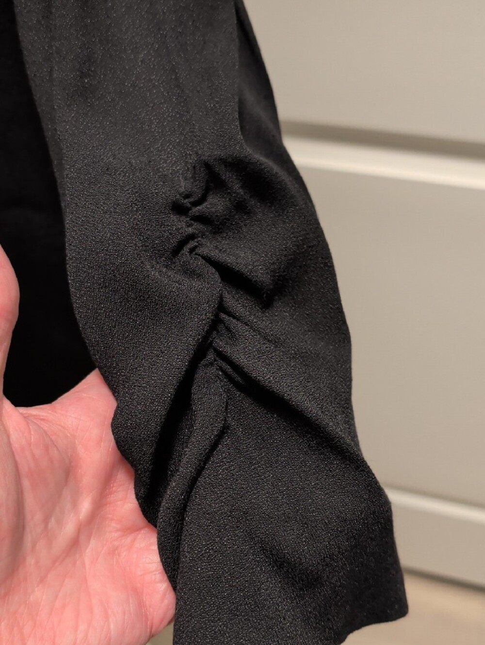 Nordstrom Halogen  NWT $119 Size 2X Black Open-Front Draped Blazer - Picture 3 of 9